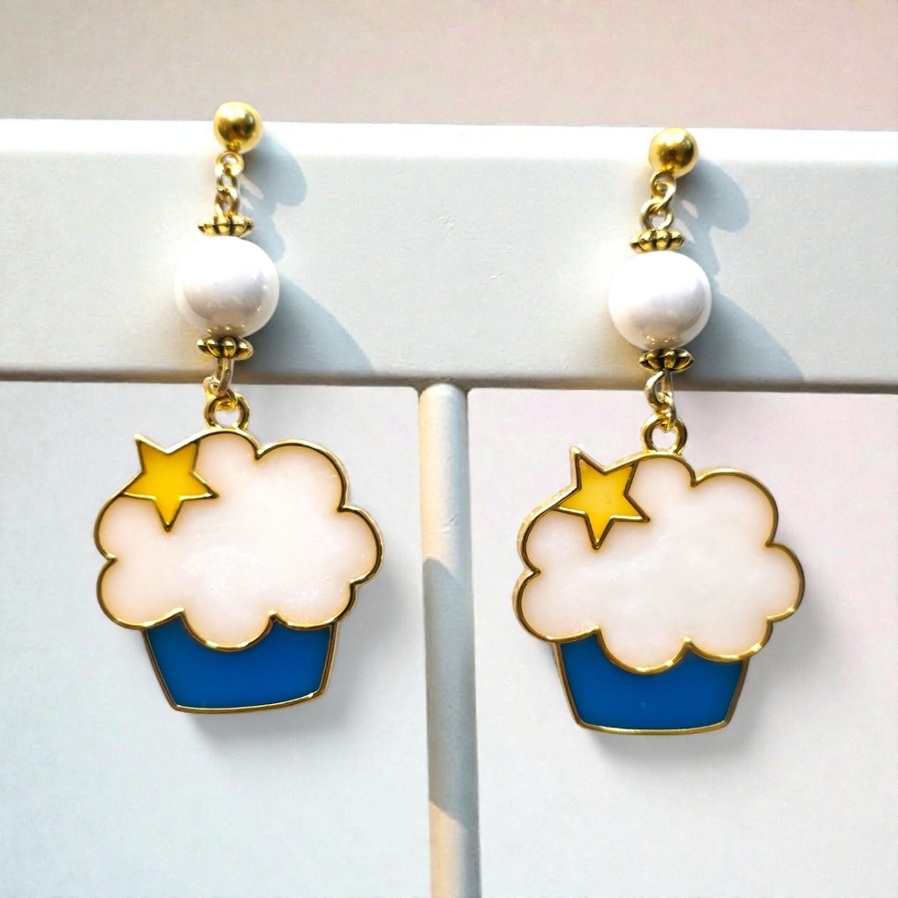 Heavenly Treats Resin Filled Cupcake Earrings